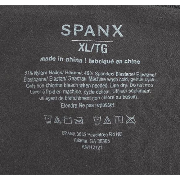 Women's - Spanx Black High Waisted Shaping Briefs, Size XL - Picture 4 of 5